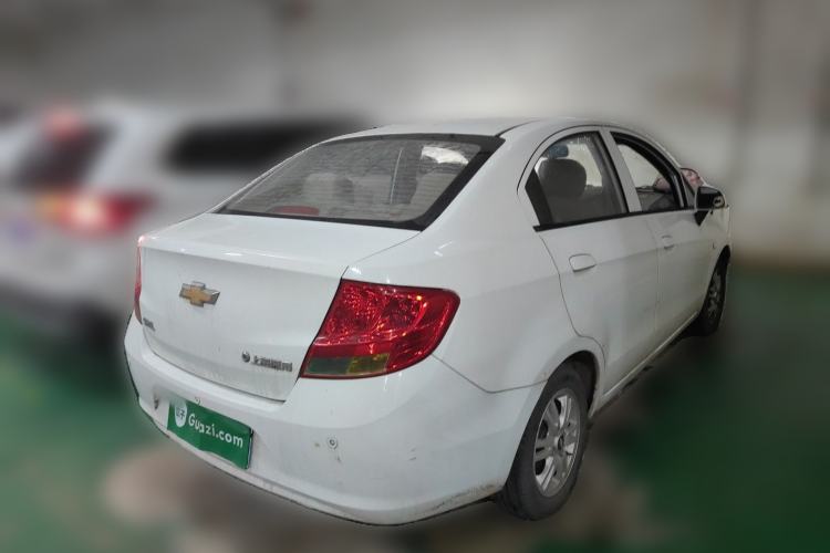 Used Chevrolet Sail 2011 Sedan 1.4L Manual Happiness Edition Rear Right 45 Deg