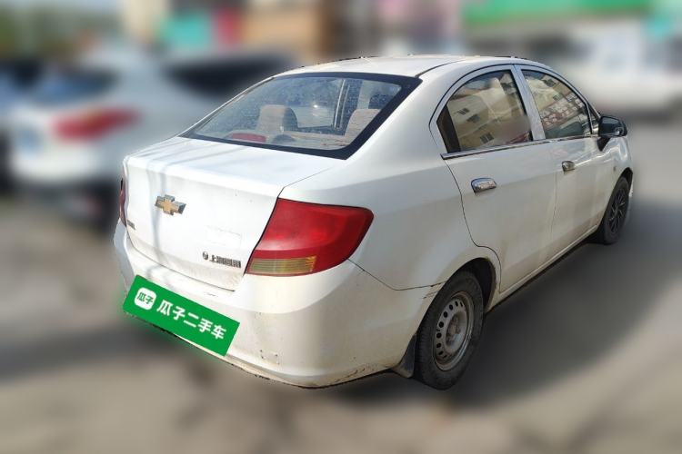 Used Chevrolet Sail 2011 Sedan 1.4L Manual Happiness Edition Rear Right 45 Deg