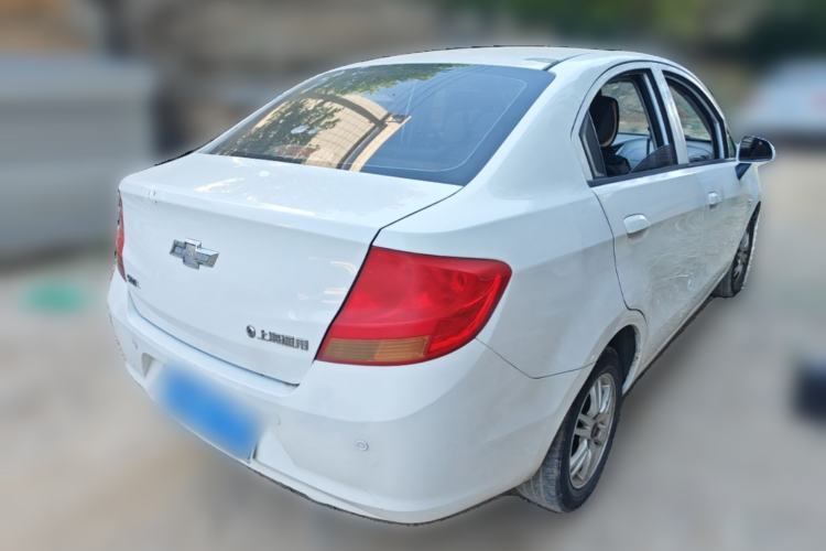 Used Chevrolet Sail 2011 Sedan 1.4L AMT Happiness Edition Rear Right 45 Deg