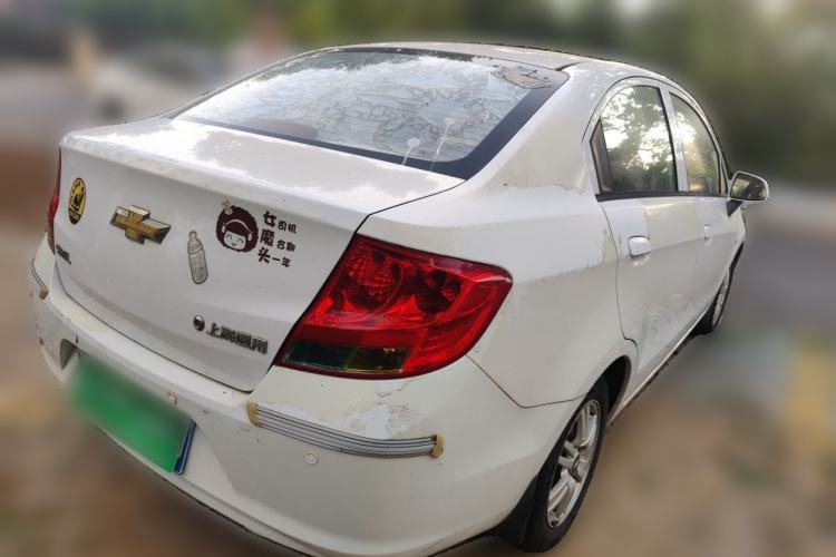 Used Chevrolet Sail 2011 Sedan 1.4L AMT Happiness Edition Rear Right 45 Deg