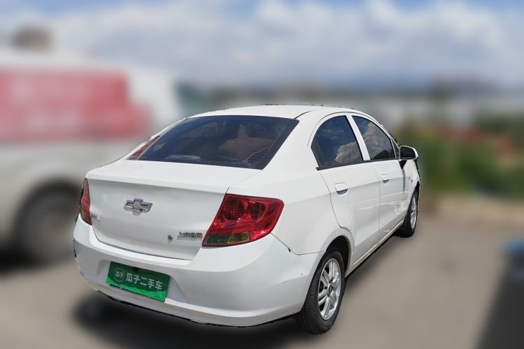 Used Chevrolet Sail 2011 Sedan 1.4L AMT Happiness Edition Rear Right 45 Deg