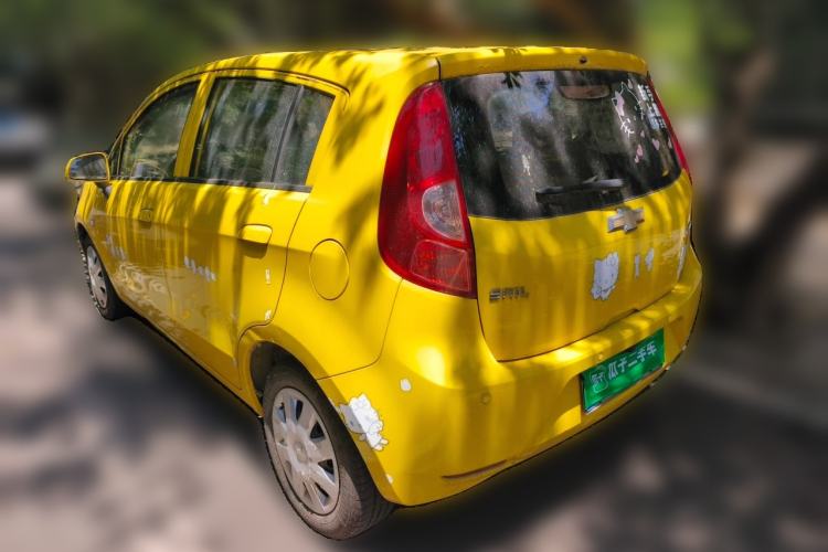 Used Chevrolet Sail 2011 Hatchback 1.4L AMT Happiness Edition Rear Left 45 Deg