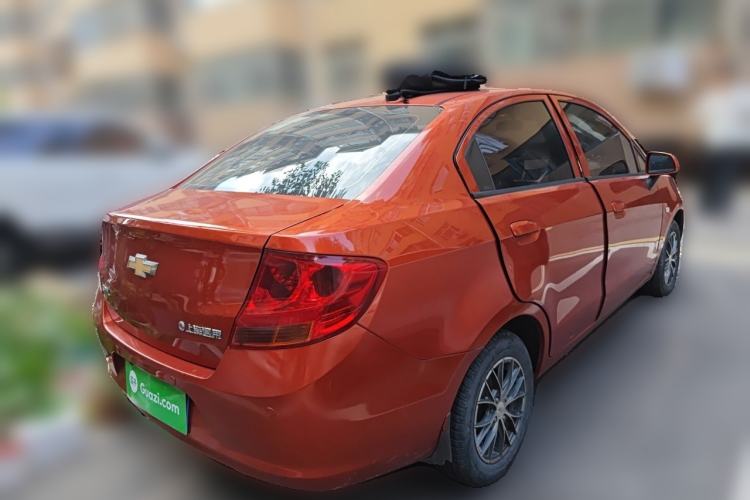 Used Chevrolet Sail 2011 Sedan 1.4L AMT Happiness Edition Rear Right 45 Deg