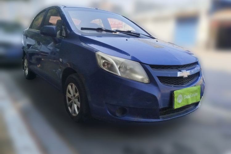 Used Chevrolet Sail 2013 Sedan 1.2L Manual Fashionable Happiness Edition Front Right 45 Deg