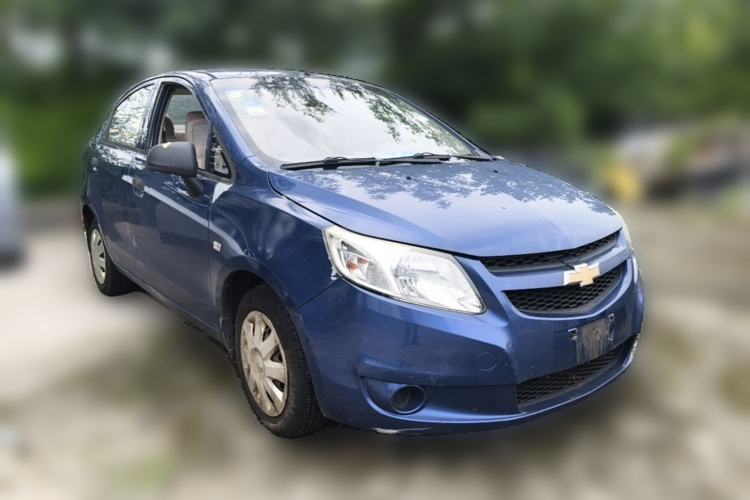 Used Chevrolet Sail 2013 Sedan 1.4L Manual Ideal Edition Front Right 45 Deg
