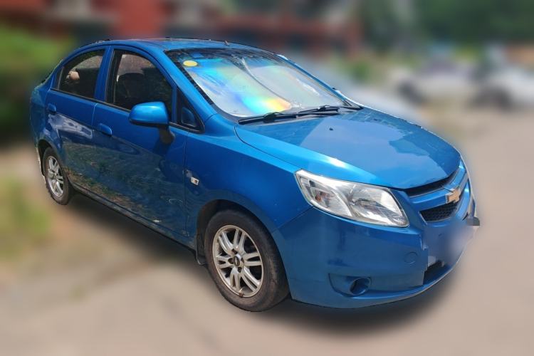 Used Chevrolet Sail 2013 Sedan 1.4L AMT Enjoy Edition Front Right 45 Deg