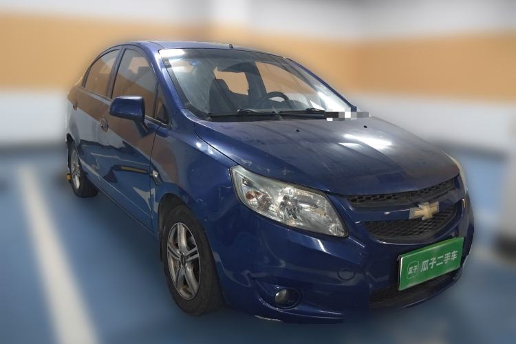Used Chevrolet Sail 2013 Sedan 1.4L AMT Enjoy Edition Front Right 45 Deg