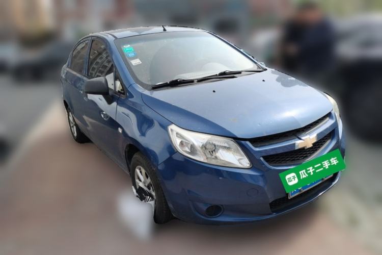 Used Chevrolet Sail 2013 Sedan 1.2L Manual Fashionable Happiness Edition Front Right 45 Deg