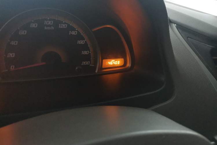 Used Chevrolet Sail 2013 Sedan 1.2L Manual Warm Edition Odometer Close Up