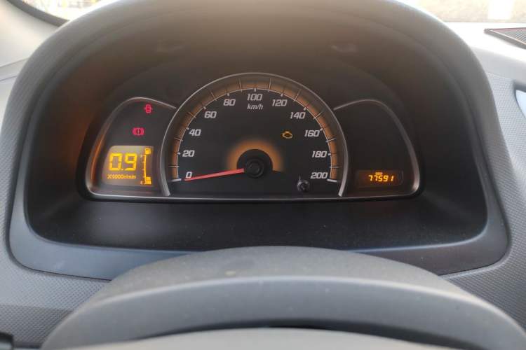 Used Chevrolet Sail 2013 Sedan 1.4L Manual - Youyi Happiness Edition Odometer Close Up