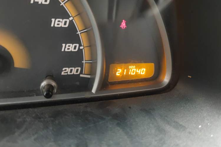 Used Chevrolet Sail 2013 Sedan 1.2L Manual Fashion Edition Odometer Close Up