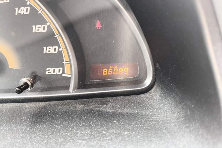 Used Chevrolet Sail 2013 Sedan 1.4L Manual Ideal Edition Odometer Close Up