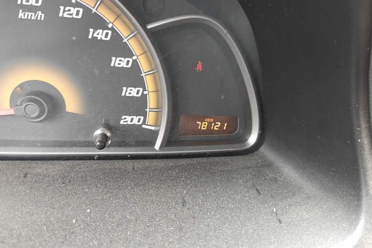 Used Chevrolet Sail 2013 Sedan 1.4L Manual - Youyi Happiness Edition Odometer Close Up