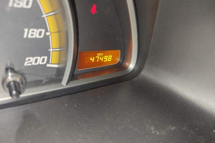 Used Chevrolet Sail 2013 Sedan 1.2L Manual Fashion Edition Odometer Close Up