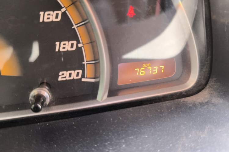 Used Chevrolet Sail 2013 Sedan 1.2L Manual Warm Edition Odometer Close Up