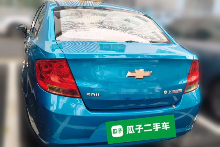 Used Chevrolet Sail 2013 Sedan 1.2L Manual Fashionable Happiness Edition Rear