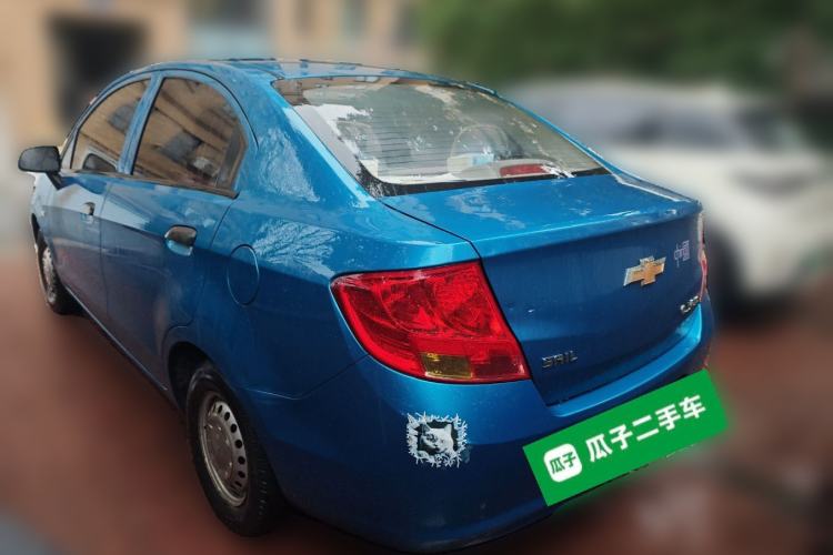 Used Chevrolet Sail 2013 Sedan 1.2L Manual Warm Edition Rear Left 45 Deg