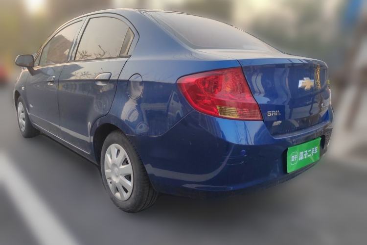 Used Chevrolet Sail 2013 Sedan 1.4L Manual - Youyi Happiness Edition Rear Left 45 Deg