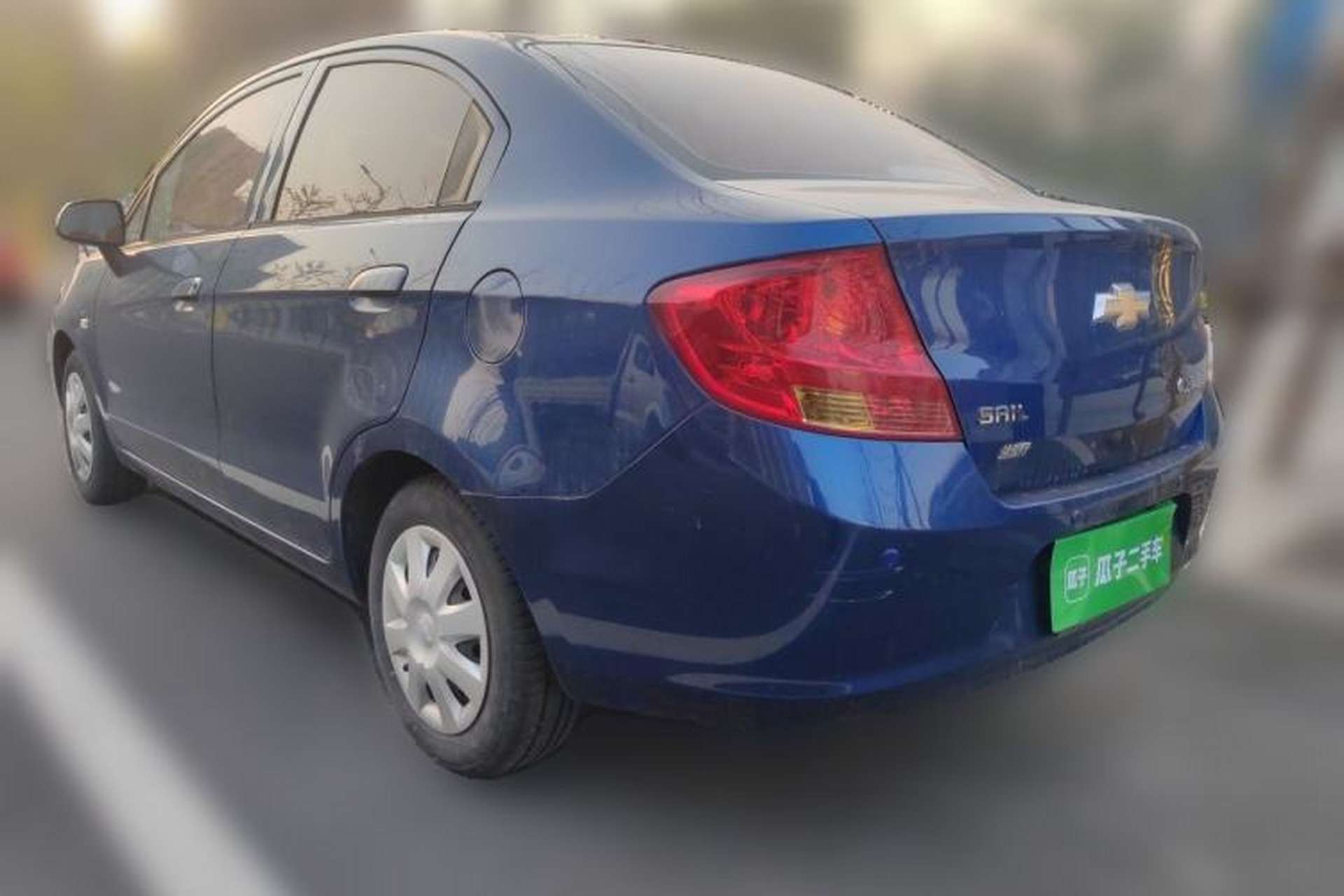 Used Chevrolet Sail 2013 Sedan 1.4L Manual - Youyi Happiness Edition Rear Left 45 Deg