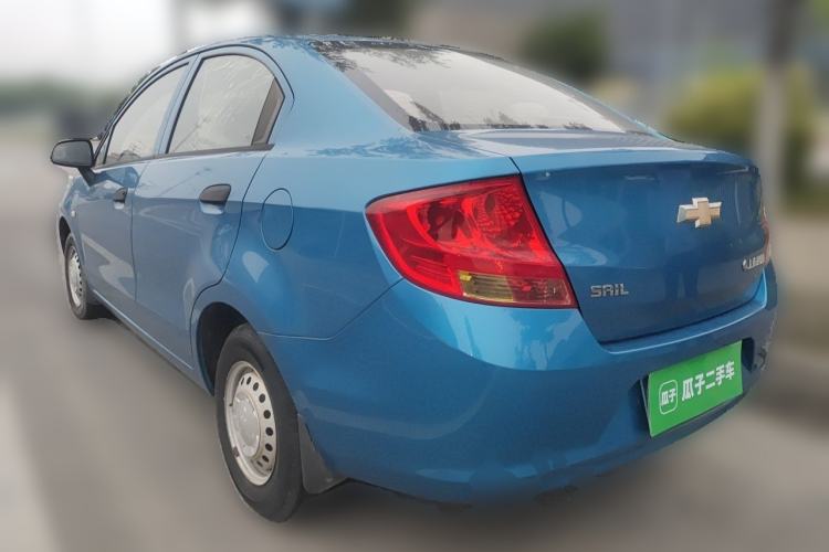 Used Chevrolet Sail 2013 Sedan 1.2L Manual Warm Edition Rear Left 45 Deg