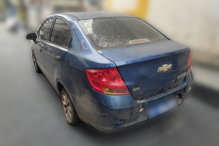 Used Chevrolet Sail 2013 Sedan 1.2L Manual Fashion Edition Rear Left 45 Deg