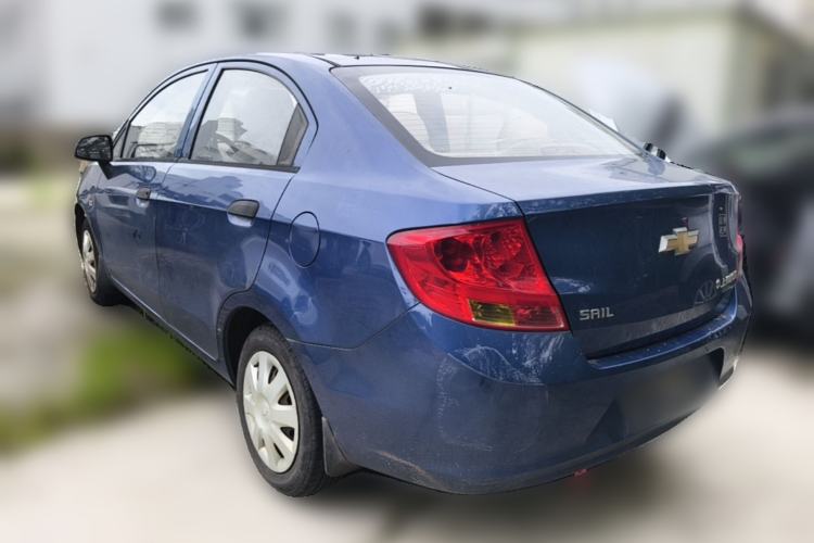 Used Chevrolet Sail 2013 Sedan 1.4L Manual Ideal Edition Rear Left 45 Deg