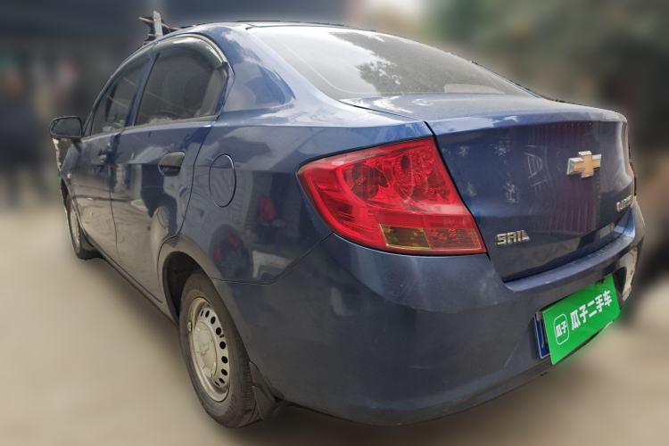 Used Chevrolet Sail 2013 Sedan 1.2L Manual Warm Edition Rear Left 45 Deg