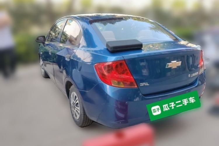 Used Chevrolet Sail 2013 Sedan 1.2L Manual Warm Edition Rear Left 45 Deg