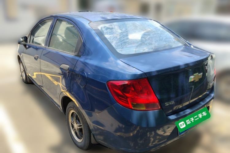 Used Chevrolet Sail 2013 Sedan 1.2L Manual Warm Edition Rear Left 45 Deg