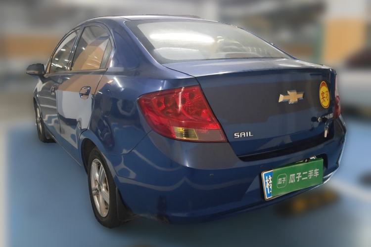 Used Chevrolet Sail 2013 Sedan 1.4L AMT Enjoy Edition Rear Left 45 Deg