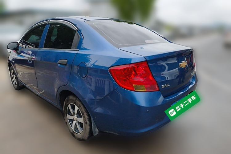Used Chevrolet Sail 2013 Sedan 1.2L Manual Fashion Edition Rear Left 45 Deg