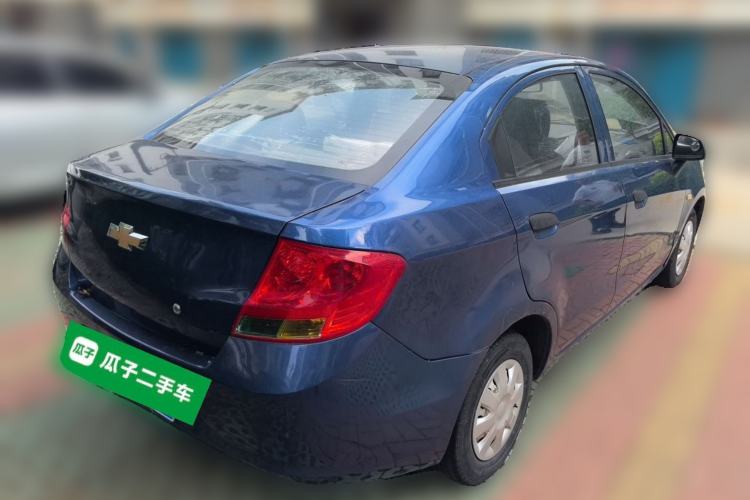 Used Chevrolet Sail 2013 Sedan 1.2L Manual Warm Edition Rear Right 45 Deg