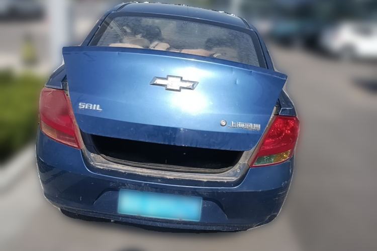 Used Chevrolet Sail 2013 Sedan 1.2L Manual Happiness Edition Rear Right 45 Deg