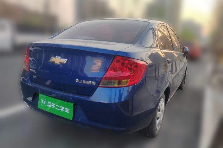 Used Chevrolet Sail 2013 Sedan 1.4L Manual - Youyi Happiness Edition Rear Right 45 Deg