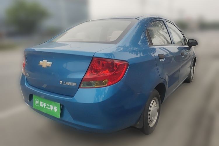 Used Chevrolet Sail 2013 Sedan 1.2L Manual Warm Edition Rear Right 45 Deg