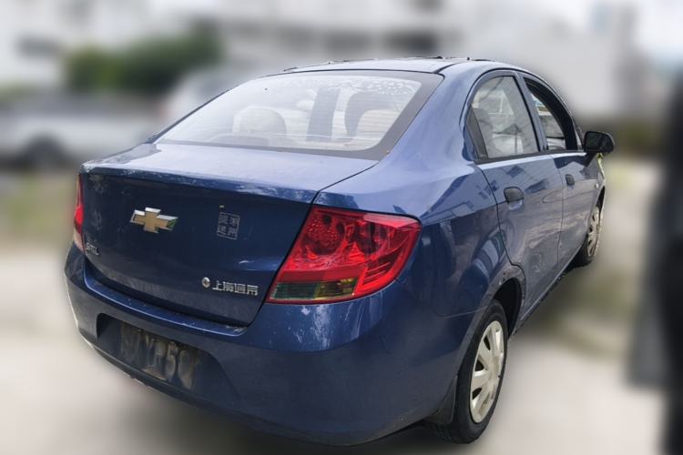 Used Chevrolet Sail 2013 Sedan 1.4L Manual Ideal Edition Rear Right 45 Deg