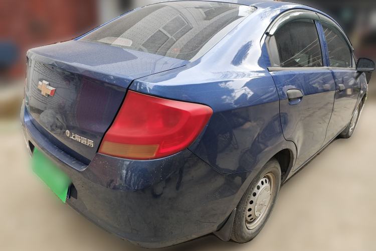 Used Chevrolet Sail 2013 Sedan 1.2L Manual Warm Edition Rear Right 45 Deg