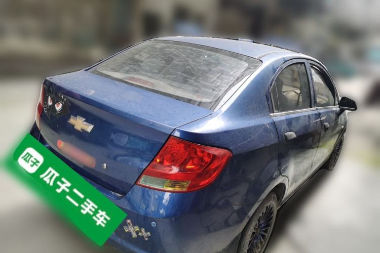 Used Chevrolet Sail 2013 Sedan 1.2L Manual Fashion Edition Rear Right 45 Deg