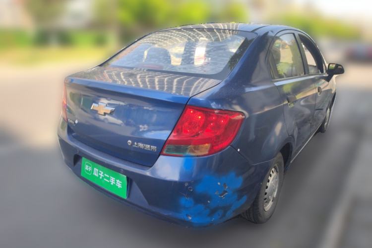Used Chevrolet Sail 2013 Sedan 1.2L Manual Warm Edition Rear Right 45 Deg