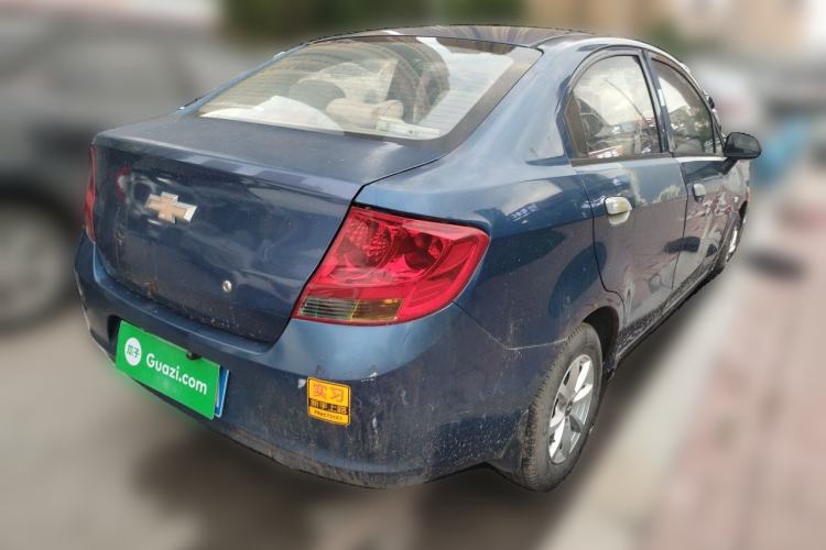 Used Chevrolet Sail 2013 Sedan 1.2L Manual Warm Edition Rear Right 45 Deg