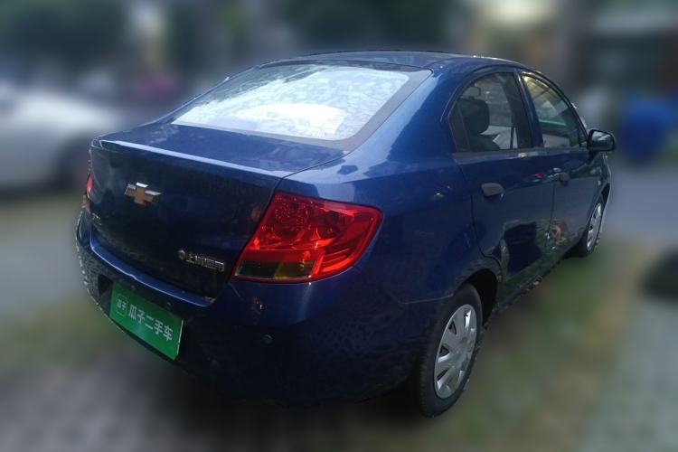 Used Chevrolet Sail 2013 Sedan 1.4L Manual Ideal Edition Rear Right 45 Deg