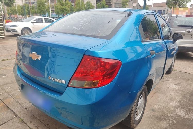 Used Chevrolet Sail 2013 Sedan 1.2L Manual Fashionable Happiness Edition Rear Right 45 Deg