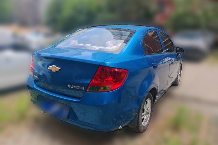Used Chevrolet Sail 2013 Sedan 1.4L AMT Enjoy Edition Rear Right 45 Deg
