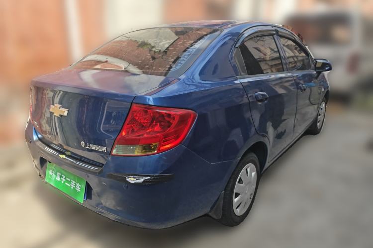 Used Chevrolet Sail 2013 Sedan 1.4L Manual Elegance Edition Rear Right 45 Deg