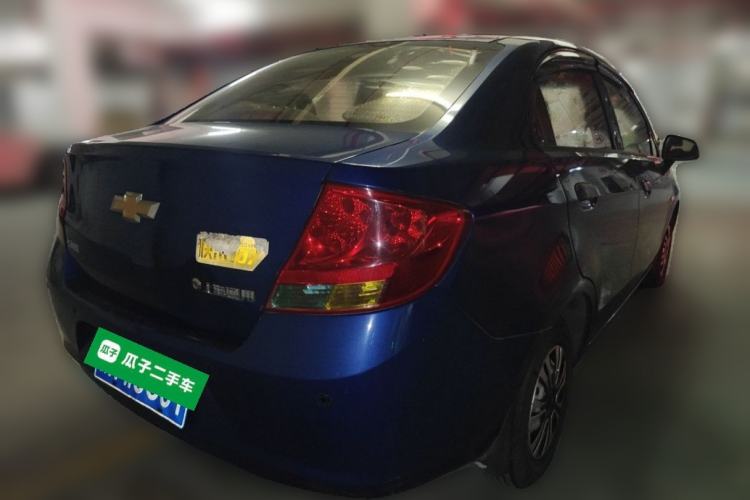 Used Chevrolet Sail 2013 Sedan 1.2L Manual Fashion Edition Rear Right 45 Deg