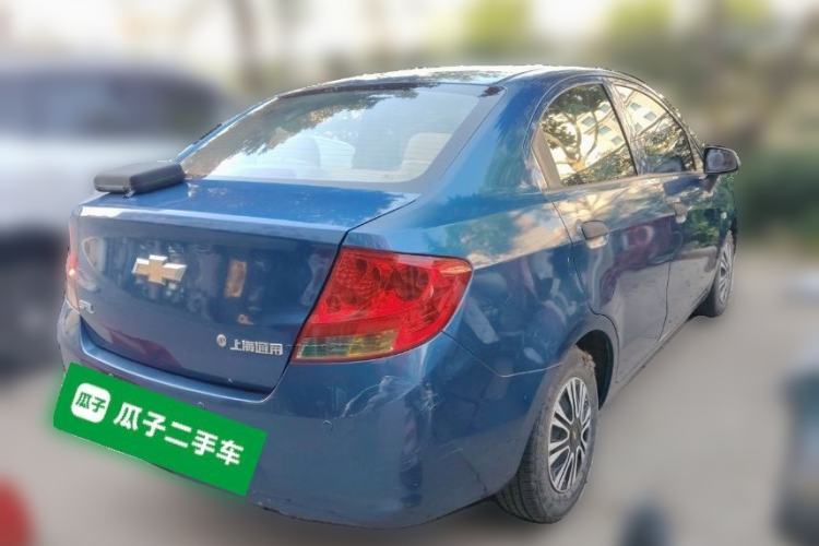 Used Chevrolet Sail 2013 Sedan 1.2L Manual Warm Edition Rear Right 45 Deg