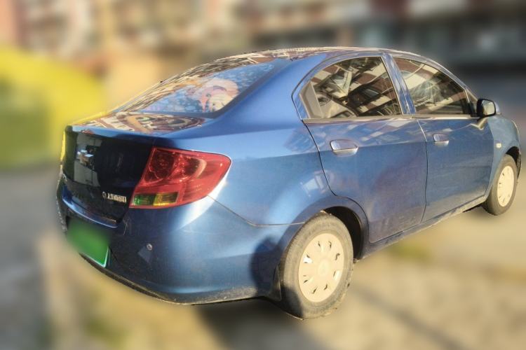 Used Chevrolet Sail 2013 Sedan 1.2L Manual Fashionable Happiness Edition Rear Right 45 Deg