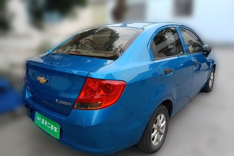 Used Chevrolet Sail 2013 Sedan 1.2L Manual Warm Edition Rear Right 45 Deg