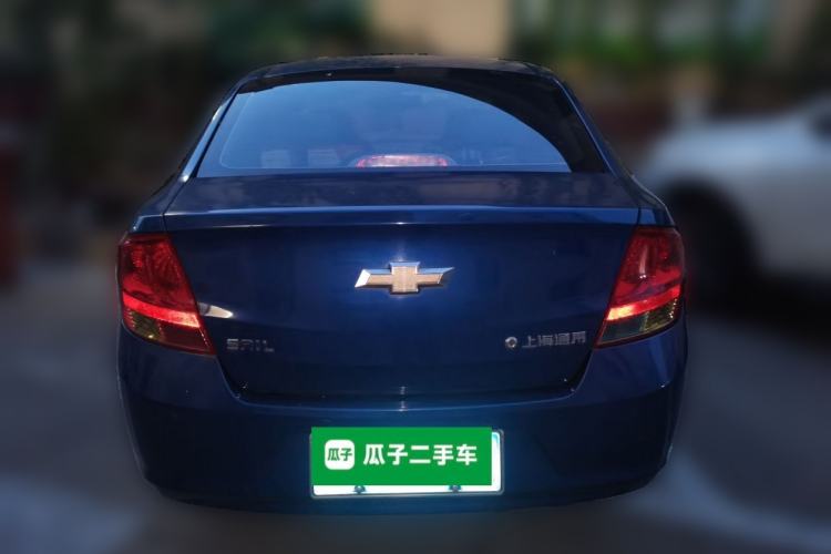 Used Chevrolet Sail 2013 Sedan 1.4L Manual Ideal Happiness Edition Rear