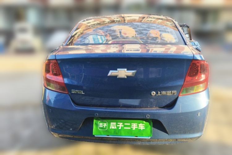 Used Chevrolet Sail 2013 Sedan 1.2L Manual Fashionable Happiness Edition Rear